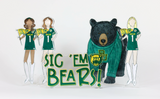 Baylor Bear Acrylic Block Shelfie