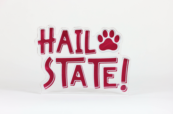 Hail State Acrylic Block Shelfie
