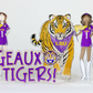 Geaux Tigers Acrylic Block Shelfie