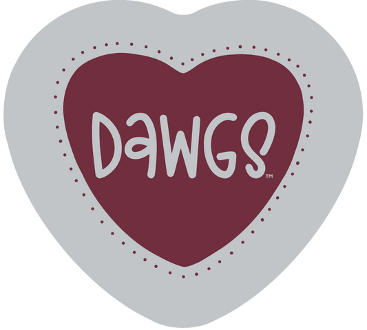 Dawgs Heart Button