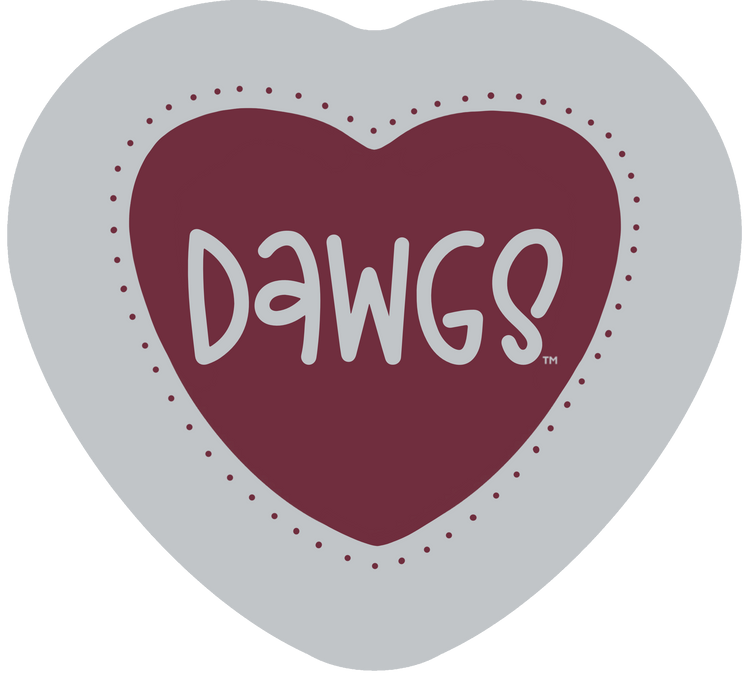 Dawgs Heart Button