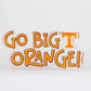 Go Big Orange Acrylic Block Shelfie