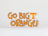 Go Big Orange Acrylic Block Shelfie