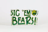 Sic 'Em Bears Acrylic Block Shelfie