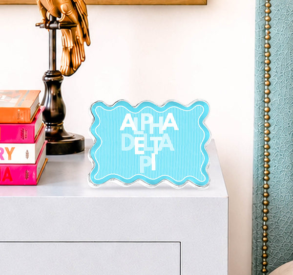Alpha Delta Pi Scallop Acrylic Shelfie