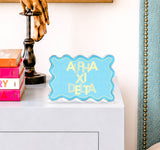 Alpha Xi Delta Scallop Acrylic Shelfie