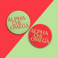 Alpha Chi Omega Acrylic Coasters