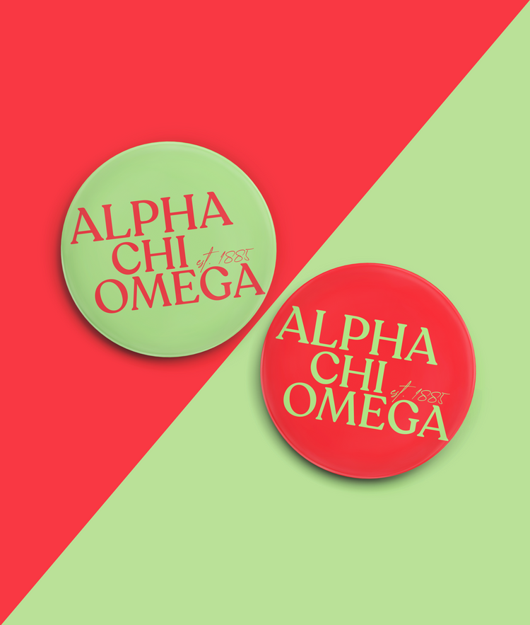 Alpha Chi Omega Acrylic Coasters