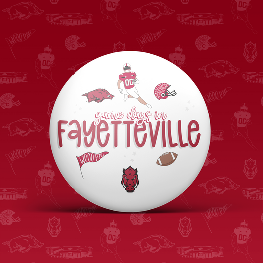 Game Days in Fayetteville Button