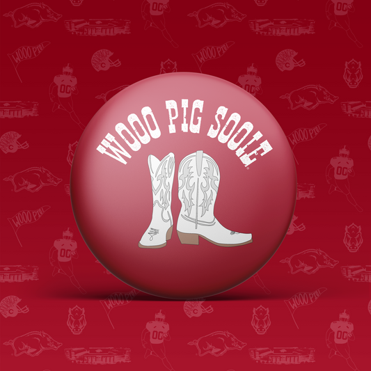 Wooo Pig Sooie Boots Button