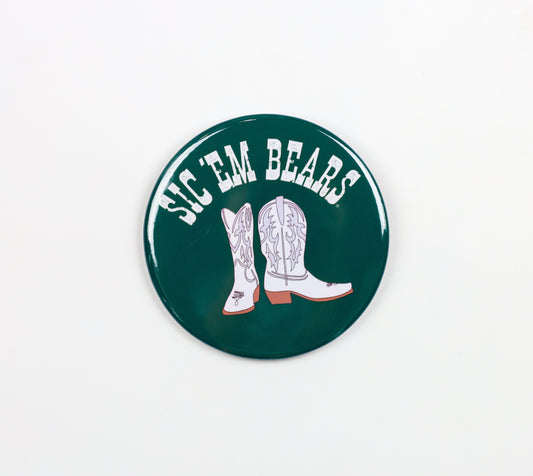 Sic 'Em Bears Button