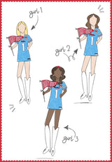 Ole Miss Girls Acrylic Block Shelfie