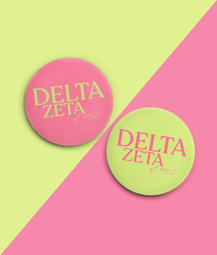 Delta Zeta Acrylic Coasters