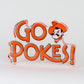 Go Pokes Acrylic Block Shelfie