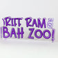 TCU Riff Ram Bah Zoo Acrylic Block Shelfie
