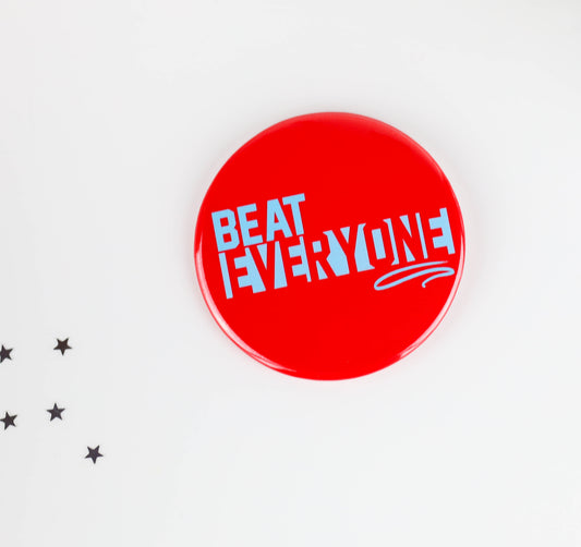 Beat Everyone -  Blue & Red