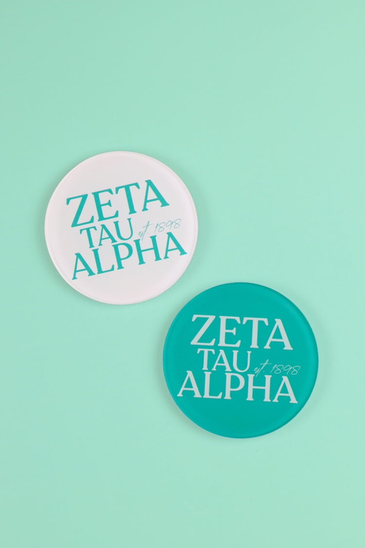 Zeta Tau Alpha Acrylic Coasters