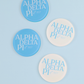 Alpha Delta Pi Acrylic Coasters