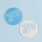 Alpha Delta Pi Acrylic Coasters