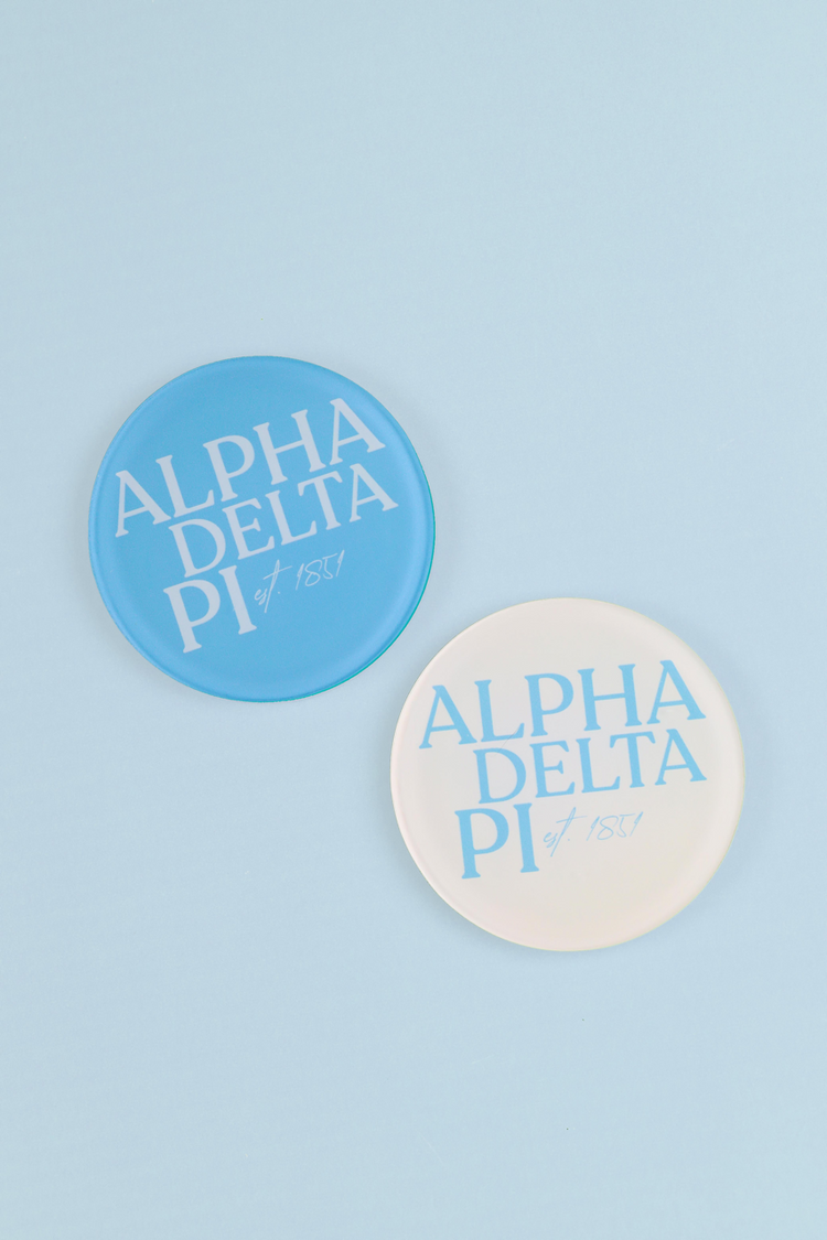 Alpha Delta Pi Acrylic Coasters