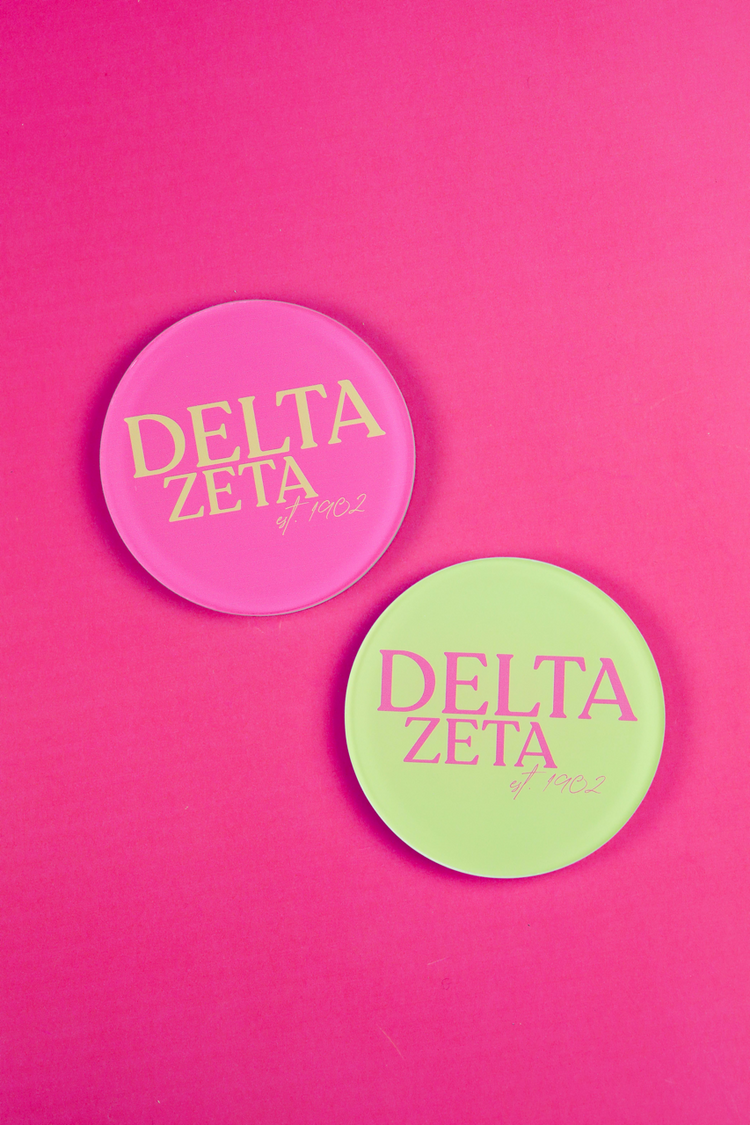 Delta Zeta Acrylic Coasters