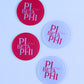 Pi Beta Phi Acrylic Coasters