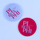 Pi Beta Phi Acrylic Coasters