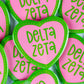 Delta Zeta Heart