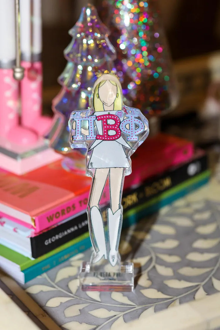 Pi Beta Phi Acrylic Block Shelfie