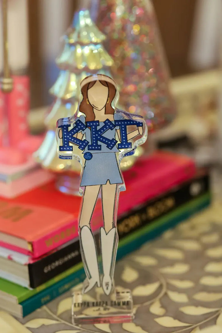 Kappa Kappa Gamma Acrylic Block Shelfie