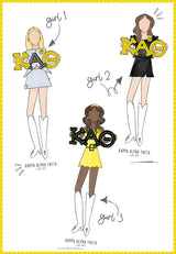 Kappa Alpha Theta Acrylic Block Shelfie