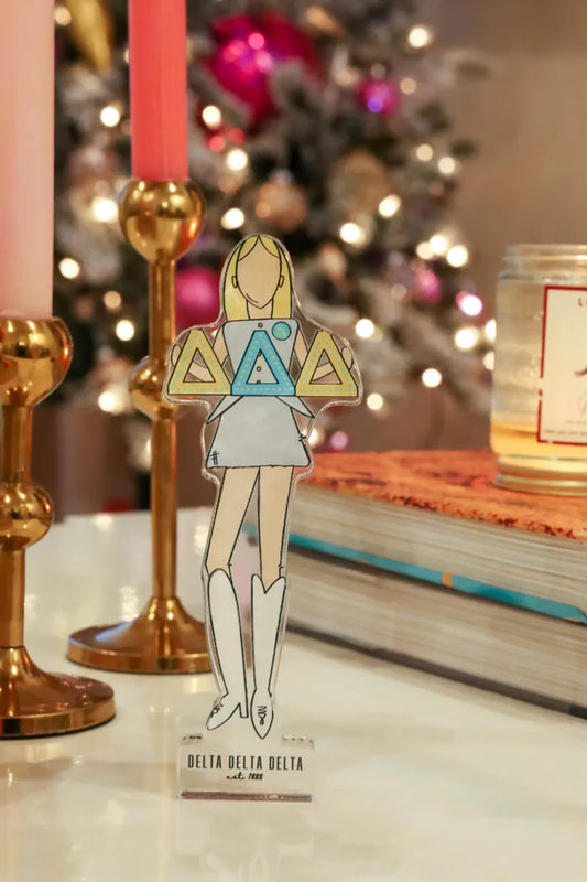 Tri Delta Acrylic Block Shelfie