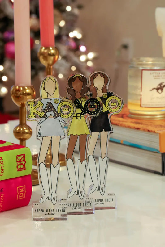 Kappa Alpha Theta Acrylic Block Shelfie