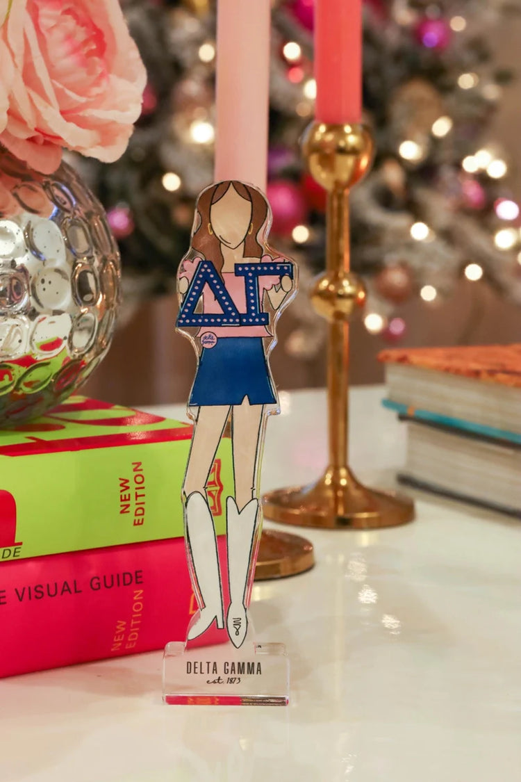 Delta Gamma Acrylic Block Shelfie