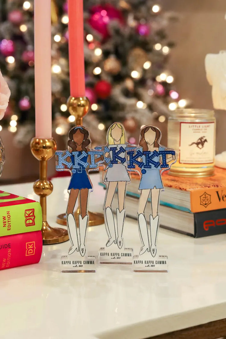 Kappa Kappa Gamma Acrylic Block Shelfie