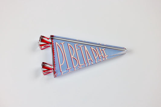 Pi Beta Phi Acrylic Pennant Flag Shelfie