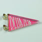 Delta Zeta Acrylic Pennant Flag Shelfie