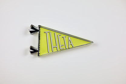 Kappa Alpha Theta Acrylic Pennant Flag Shelfie