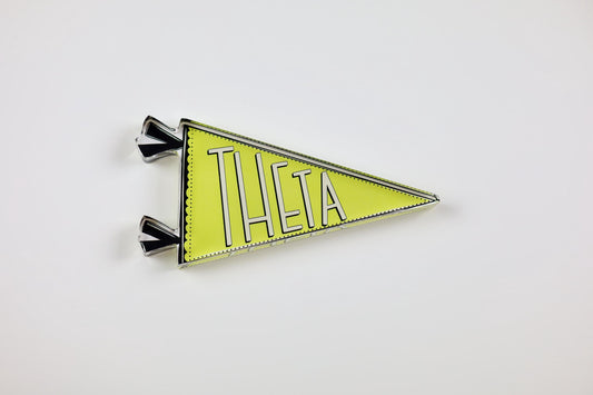 Kappa Alpha Theta Acrylic Pennant Flag Shelfie