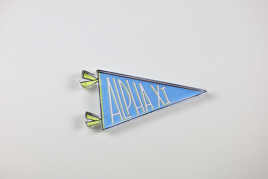 Alpha Xi Delta Acrylic Pennant Flag Shelfie