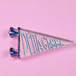 Delta Gamma Acrylic Pennant Flag Shelfie