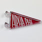Alpha Phi Acrylic Pennant Flag Shelfie