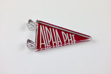 Alpha Phi Acrylic Pennant Flag Shelfie