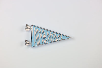 Alpha Delta Acrylic Pennant Flag Shelfie