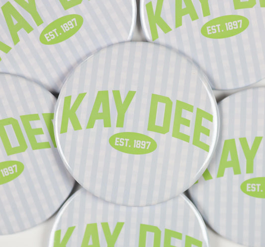 Kappa Delta Gingham Button