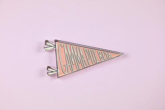 Gamma Phi Beta Acrylic Pennant Flag Shelfie