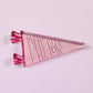 Phi Mu Acrylic Pennant Flag Shelfie