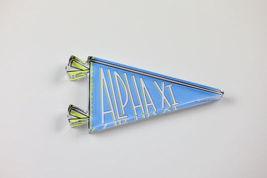 Alpha Xi Delta Acrylic Pennant Flag Shelfie
