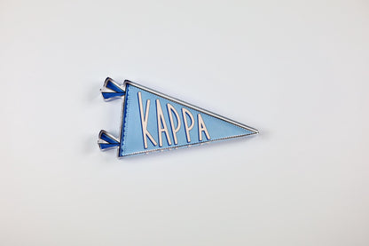 Kappa Kappa Gamma Acrylic Pennant Flag Shelfie