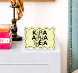 Kappa Alpha Theta Scallop Acrylic Shelfie